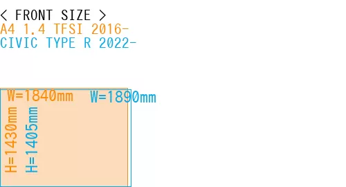 #A4 1.4 TFSI 2016- + CIVIC TYPE R 2022-